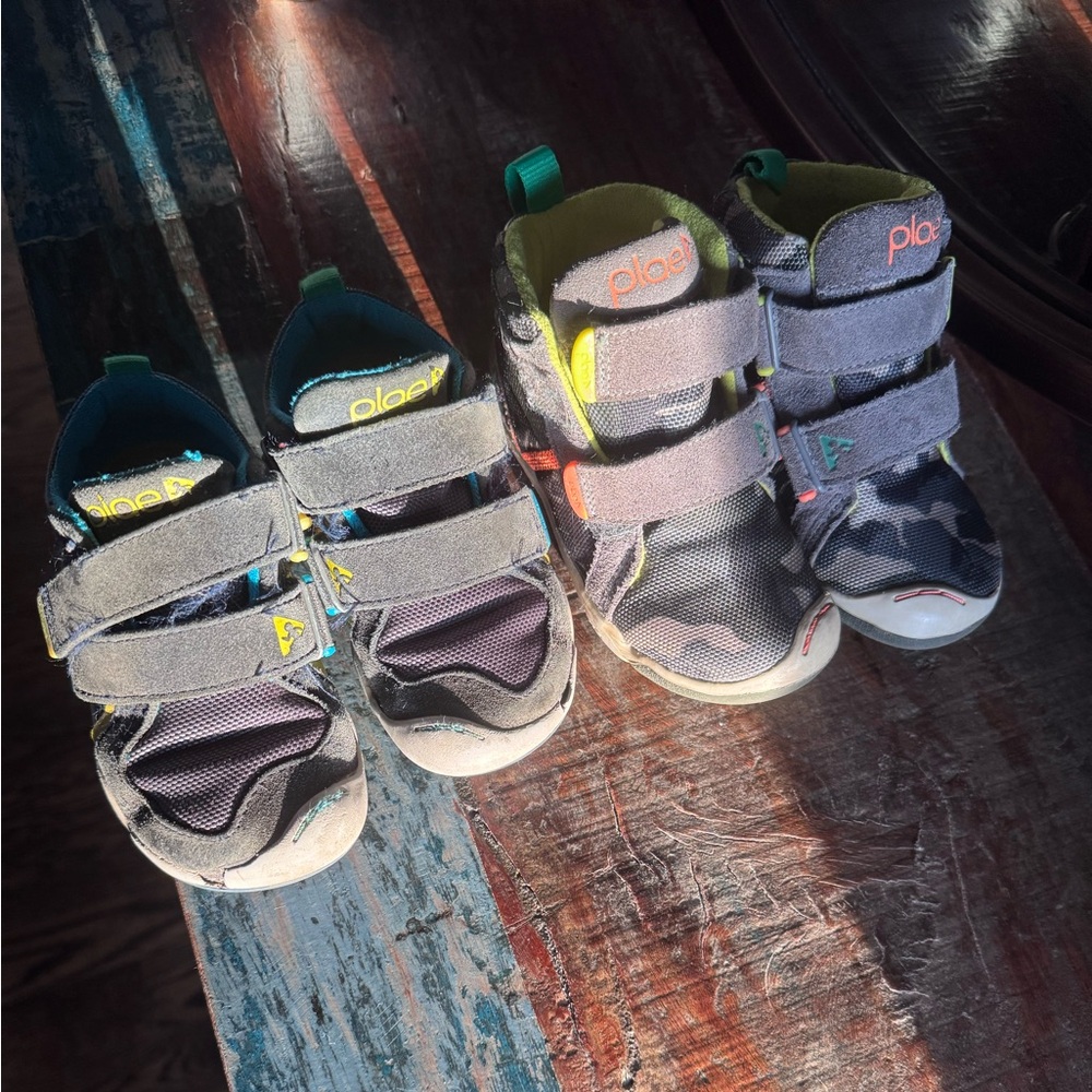 2 pairs bundle Plae toddler shoes Max Camo Sude toddler/preschooler shoes